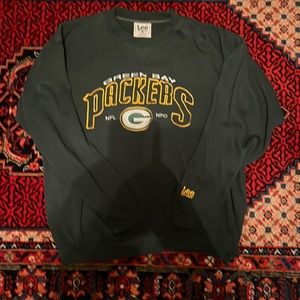 (Vintage) Lee Sport Green Bay Packets Embroidered Crewneck